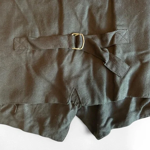 Vintage 80s Baroque Tapestry Vest - Boho Embroidered Gold Statement Piece (S) - Picture 5 of 8